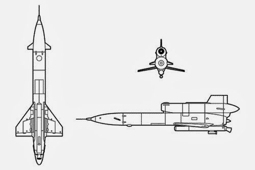 Die sowjetische Drohne M-141 (Darst. nicht Teil der BND-Akte!)