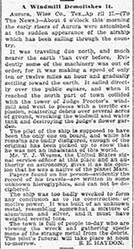 Der Originalartikel vom 19. April 1897 im "The Dallas Morning News".Klicken Sie auf die Bildmitte, um zu einer vergrößerten Darstellung zu gelangen. Copyright: Gemeinfrei