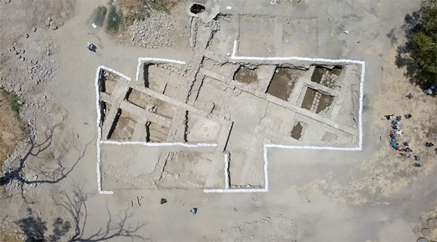 Luftbild der Ausgrabung. Copyright: Zachary Wong