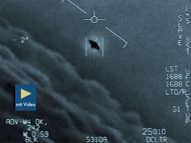 Standbild aus dem sog. „Gimbal“-Video Copyright/Quelle: To The Stars Academy, US Navy