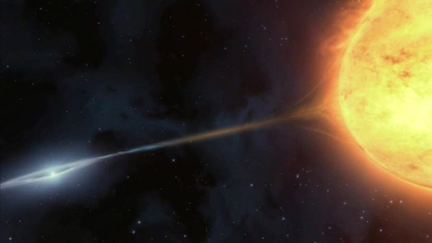 Künstlerische Darstellung einer Supernova vom Typ Ia (Illu.). Copyright: ESO/M. Kornmesser