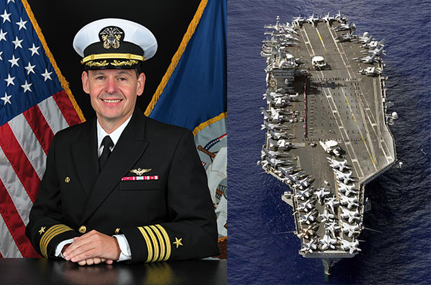 Der derzeitige Kapitän der USS Nimitz, Capt. Max Clark Copyright/Quelle: US Navy / www.nimitz.navy.mil/