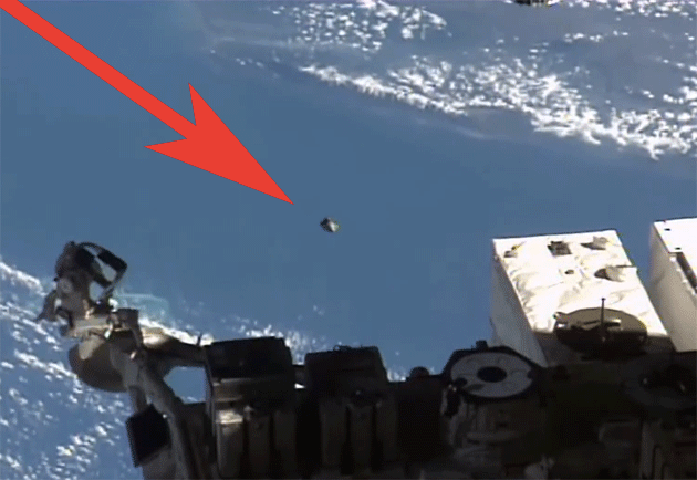 Standbild aus dem ISS-Livestream. Copyright/Quelle: NASA