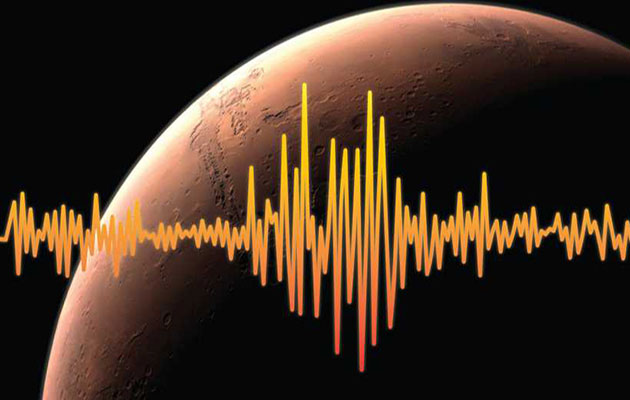 Symbolbild: Marsbeben (Illu.). Copyright: Nasa/JPL-​Caltech