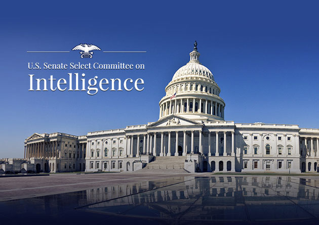 Symbolbild: Das Kapitol in Washington mit dem Signet des United States Senate Select Committee on Intelligence. Copyright: senate.gov