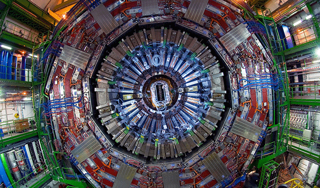 Der CMS-Detektor am LHC-Teilchenbeschleuniger am CERN Copyright: CERN