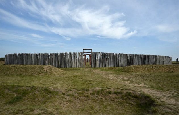 Blick auf das Ringheiligtum Pömmelte. Quelle: Landesamt für Denkmalpflege und Archäologie Sachsen-Anhalt