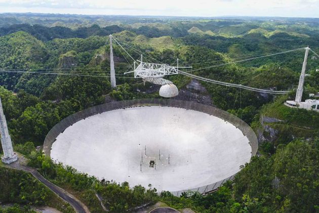Das Radioteleskop von Arecibo. Copyright: ucf.edu