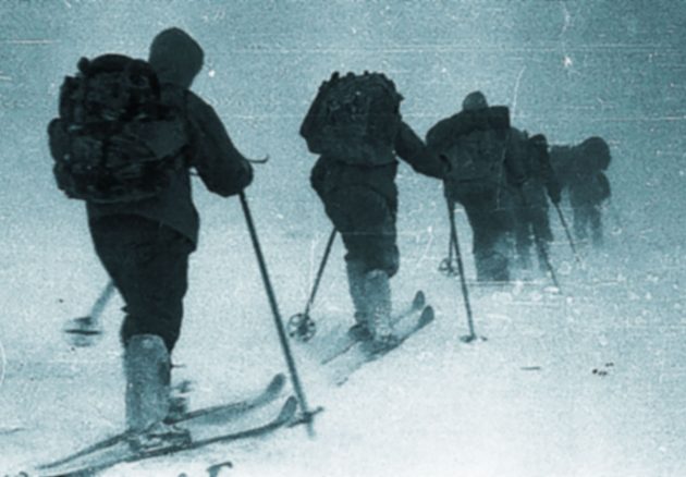 Eines der letzten Bilder der Djatlow-Expedition im Februar 1959. Quelle: Djatlow-Gedächtnisstiftung