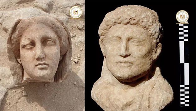 Weitere Funde 2021 in Taposiris Magna. Copyright: Ministry of Tourism and Antiquities