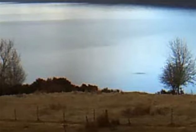 Standbild aus dem Video. Quelle: Loch Ness Webcam / lochness.co.uk