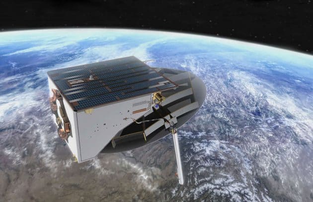 Auch die Bundeswehr betreibt- Aufklärungs- und Kommunikationssatelliten im Erdorbit (Illu.). Copyright: Bundeswehr/System AG