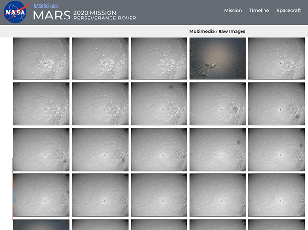 Weitere Aufnahmen des Schattens. Copyright: NASA