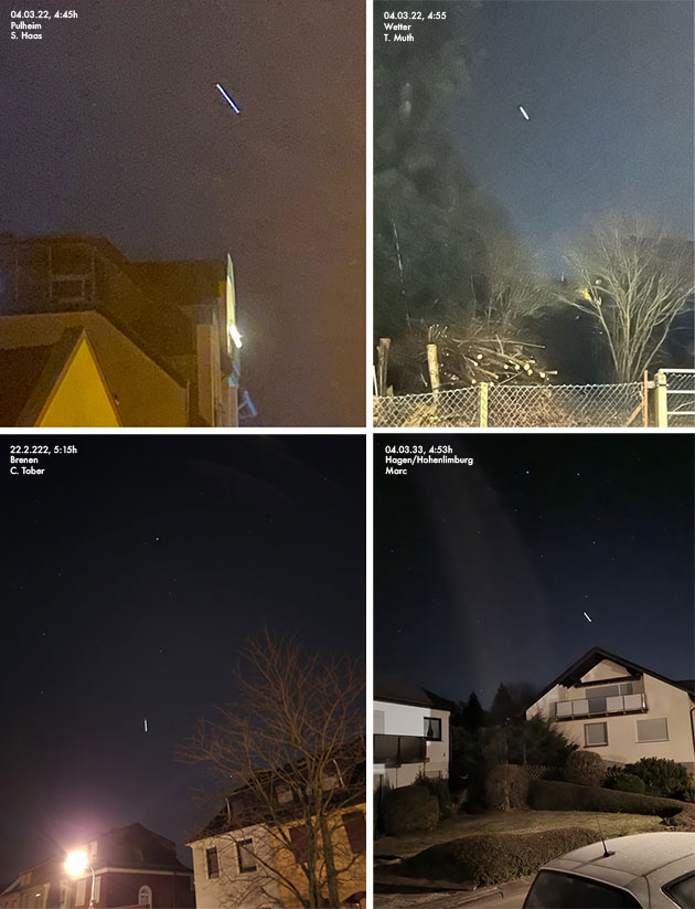 Weitere Aufnahmen von GreWi-Lesern. Quelle: GreWi-Leserzuschriften