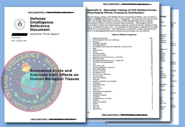 Titel und Beispielseiten aus den gegenüber der „The Sun“ (aber auch schon lange zuvor) freigegebenen Akten.