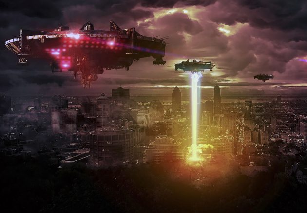 Symbolbild: Alien-Invasion (Illu.). Copyright: Rosiette Stock (via Pixabay.com) / Pixabay License