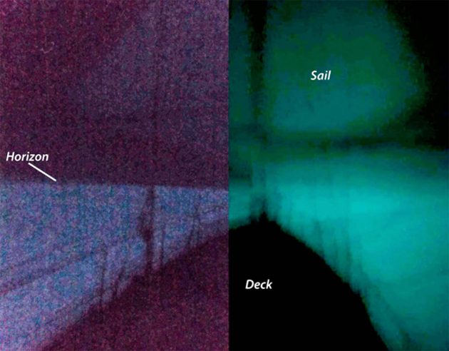 Foto des milchigen Meeresleuchtens von 2019 vor Java, aufgenommen von Bord der Yacht „Ganesha“. Copyright/Quelle: Miller/ PNAS / CC BY-SA 4.0