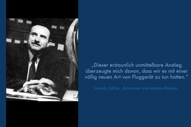Der Astronom Lincoln LaPaz. Copyright/Quelle: LaPaz, Space Nomads (1961)