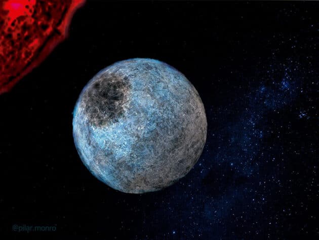 Künstlerische Darstellung einer Wasserwelt (Illu.). Copyright: Pilar Montañés (@pilar.monro)