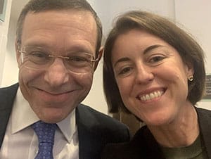 Avi Loeb und Alex Dietrich bei NASA-Treffen. Copyright: A. Loeb