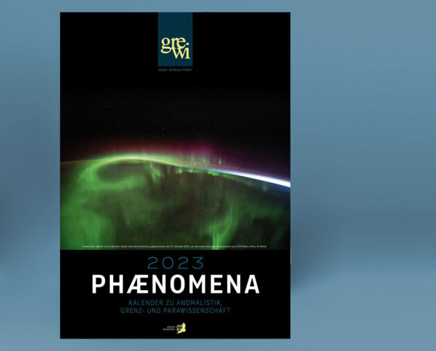 Titel des GreWi-Kalenders „Phaenomena 2023“. Copyright: Verlag Origin Scientific