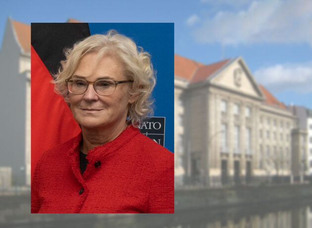 Archivbild: Bundesverteidigungsministerin Christine Lambrecht.Copyright: U.S.Sec.ofDefense (Lambrecht); Jörg Zägel (via WikimediaCommons) / CC BY-SA 3.0 (Verteidigungsministerium)