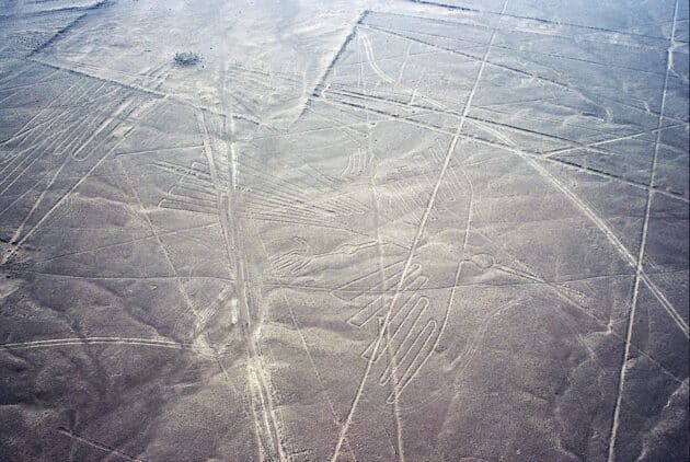 Eines der berühmtesten Bodenbilder von Nazca. Copyright: Herb/Tofal für grenzwissenschaft-aktuell.de