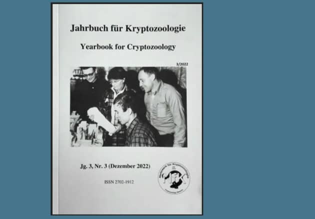 Titel des dritten Jahrgangsbandes des „Jahrbuchs für Kryptozoologie“ Copyright: Netzwerk für Kryptozoologie