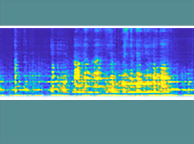 Der aus den Hirnmuster rekonstruierte Refrain von "Another Brick in the Wall". Quelle: Bellier et al., 2023, PLOS Biology, CC-BY 4.0