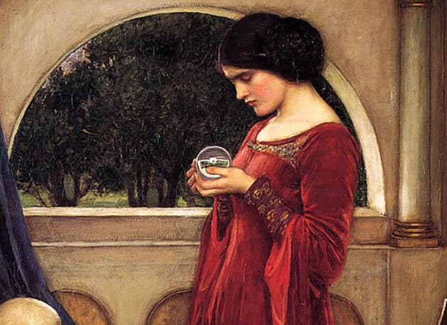 Symbolbild: „The Crystal Ball“, Gemälde von John William Waterhouse (1902). Copyright: Gemeinfrei