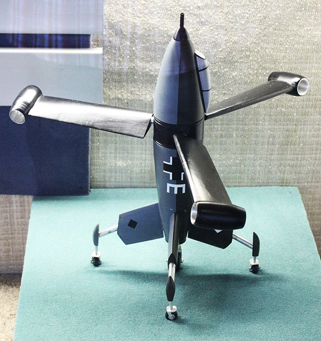 Rekonstruktion des Focke-Wulf Triebflügels im Deutschen Hubschraubermuseum Bückenburg.Copyright/Quelle: BinImGarten (via WikimediaCommons) / CC BY-SA 3.0