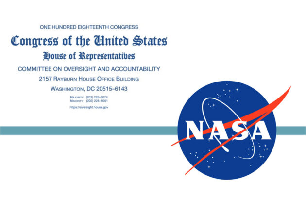 Die Signets des House of Representatives und der NASA.Copyright: House.gov / NASA