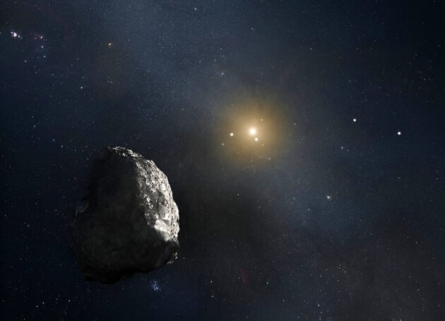 Künstlerische Darstellung eines Objekts im Kuiper-Gürtel am äußeren Rand unseres Sonnensystems (Illu.). Copyright/Quelle: NASA