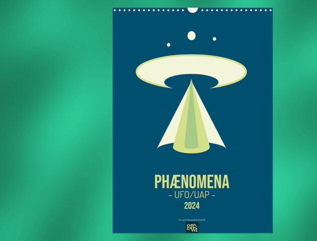 Titel des neuen GreWi-Kalenders "Phaenomena 2024". Copyright: grenzwissenschaft-aktuell.de