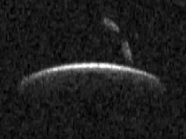 Arecibo-Aufnahme des Asteroiden „2003 UX34“, aufgenommen am 5. Januar 2017 Copyright: Arecibo Observatory/NASA/NSF