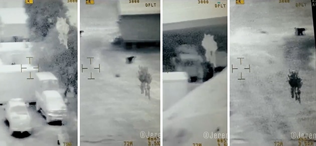 Weitere Detailansichten des Objekts anhand von Standbildern aus dem Video.Quelle: Jeremy Corbell