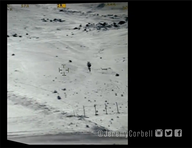 Das Objekt nun deutlich weiter entfernt.Quelle: Jeremy Corbell