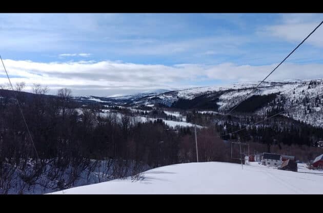 Blick der SkyCAM-6 über die Landschaft von Hessdalen.Copyright: IFEX