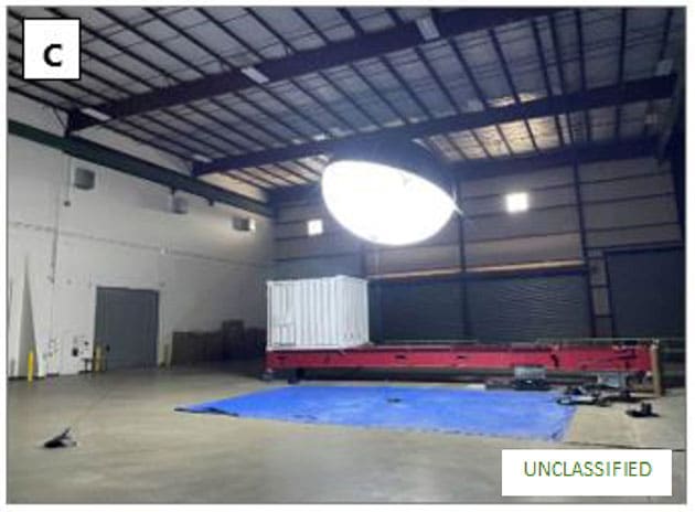 Vergleichsaufnahme eines kommerziellen Beleuchtungsballons.Copyright/Quelle: AARO