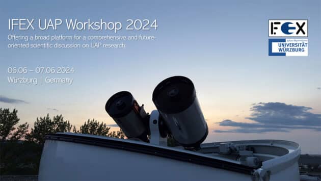 Postertitel zum UAP-Workshop am IFEX, 2024. Copyright: IFEX/Uni Würzburg