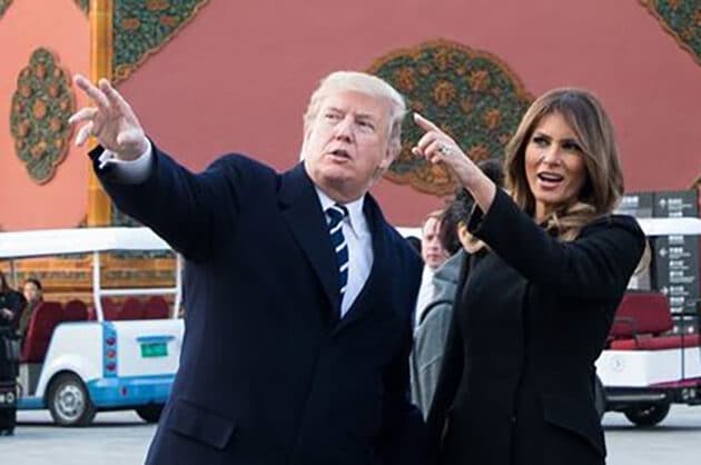 Symbolbild: Donald und Melania Trump. Copyright: Gemeinfrei