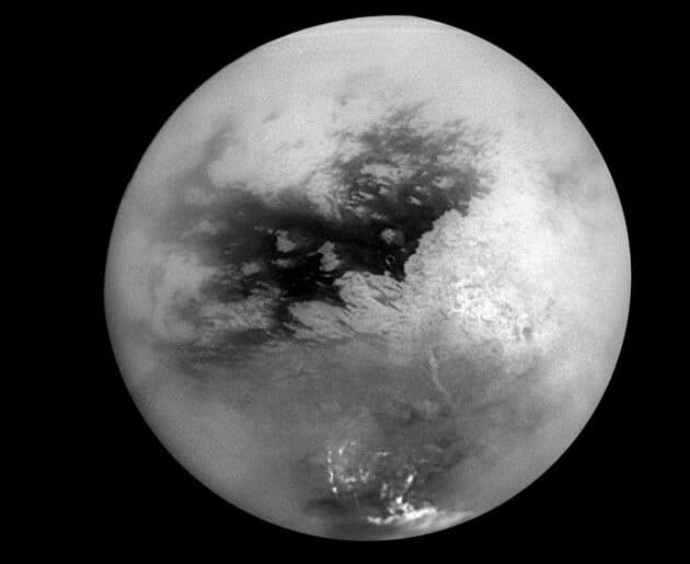 Archivbild: Blick auf die Xanadu-Region auf dem Saturnmond Titan.Copyright: NASA/JPL/Space Science Institute – NASA