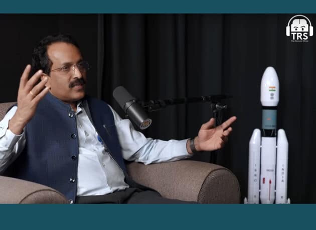 Der Direktor der indischen Raumfahrtbehörde ISRO in der „The Ranveer Show“ (TRS). Copyright: TheRanveerShow / www.youtube.com/@TheRanveerShowClips