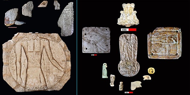 Einige Funde aus dem Observatorium.Quelle: Ministry of Tourism and Antiquities/Facebook