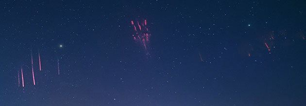 Bildausschnitt (Titelbild) am 1. September 2024 über einem Gewitter über Strasbourg.Copyright: Dr. Sebastian Voltmer, weltraum.com