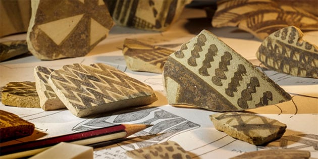 Importierte Ubaid-Töpferware aus Bahra 1.Copyright: Adam Oleksiak / CAS UW