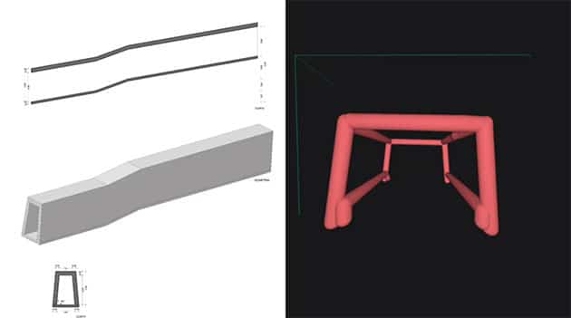 Georradar-Daten offenbaren die trapetzförmigen Tunnel, die den einstigen Sonnentempel und heutige Kirche Santo Domingo in Cuzco mit der nahegelegenen Inka-Festung Sacsayhuamán verbinden.Quelle: Calero et al.