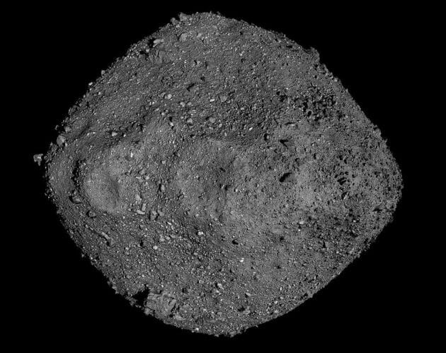 Der Asteroid Bennu, fotografiert bei Anflug der NASA-Sonde „OSIRIS-Rex“. Copyright: NASA/Goddard/University of Arizona