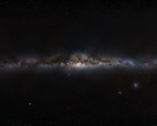 Panorama-Mosaik unserer Milchstraße Copyright: ESO/S. Brunier