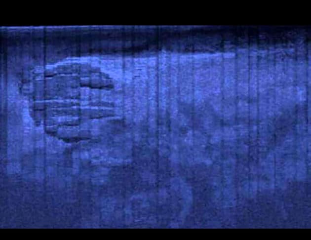 Archiv: Erste Sonaraufnahme (2011) der mysteriösen Struktur am Grunde der Ostsee. Copyright: oceanexplorer.se